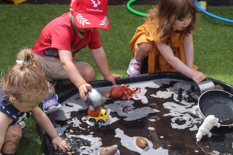 Garden exploration and free play