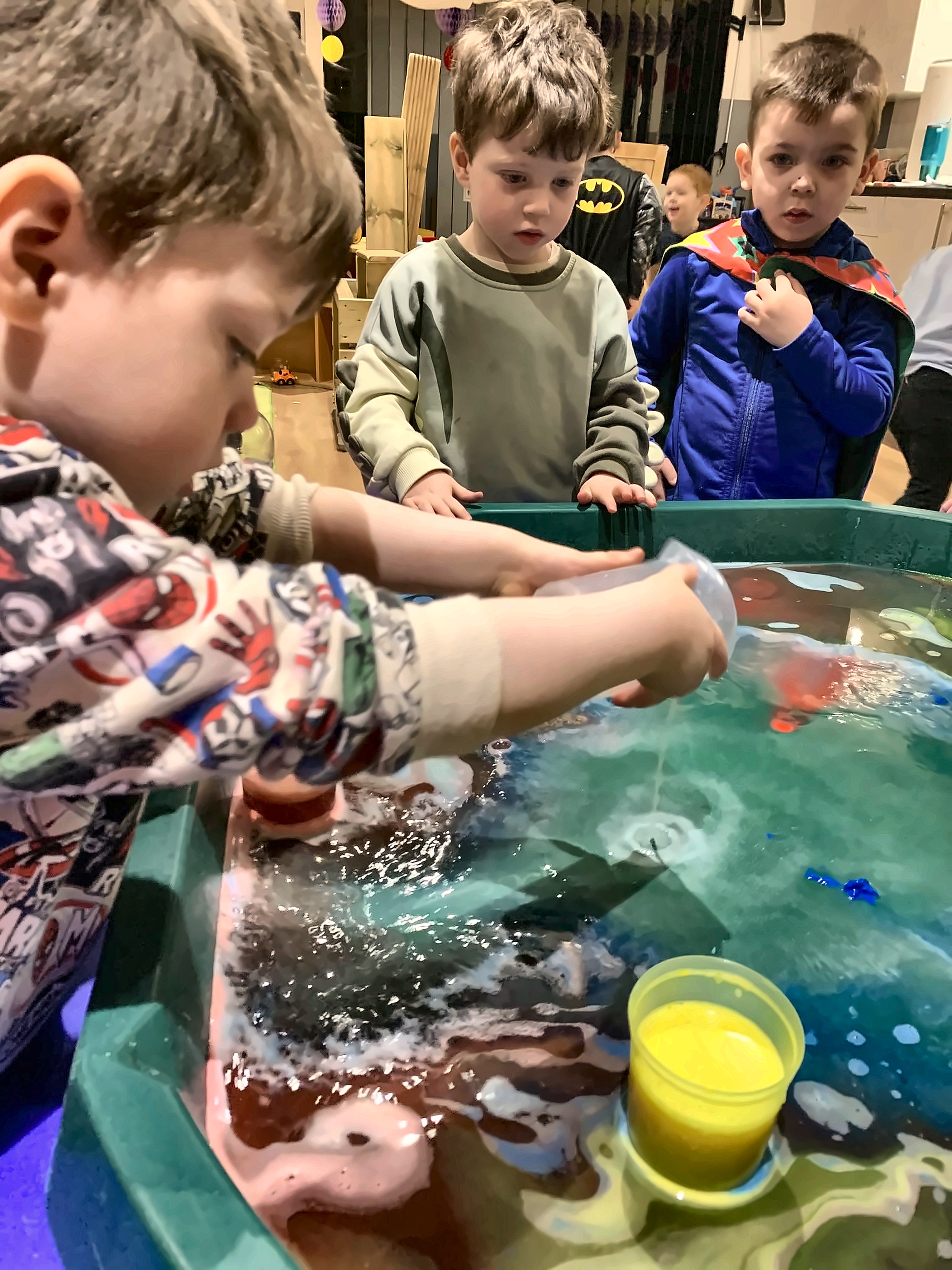 Children having a great time at nursery