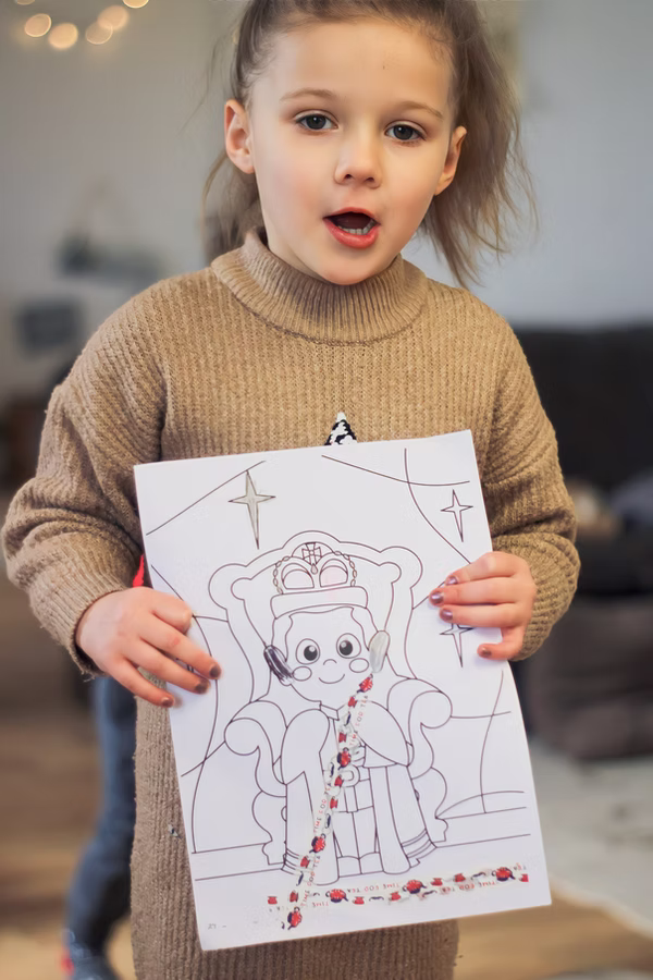 A creative arts and crafts session